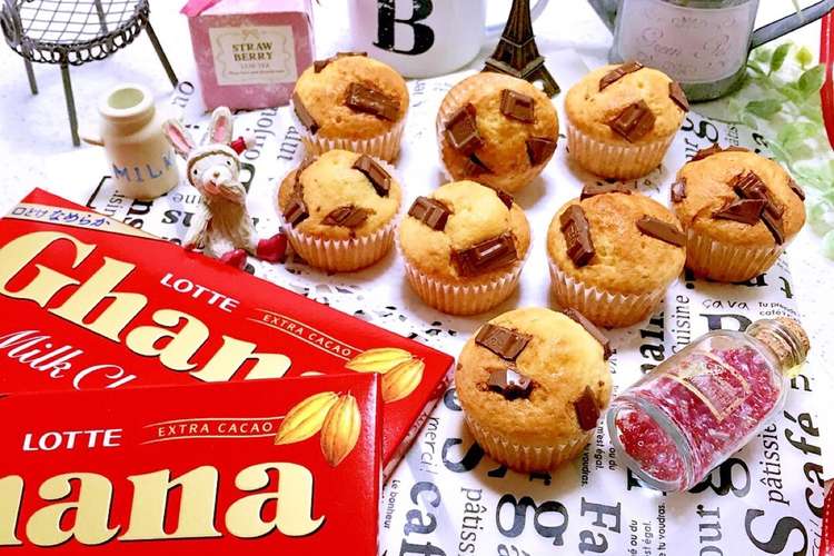 チョコのせ ミニチュアマフィン レシピ 作り方 By Sarry クックパッド 簡単おいしいみんなのレシピが350万品
