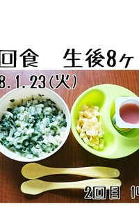 みんなが作ってる 離乳食 中期 献立のレシピ クックパッド 簡単おいしいみんなのレシピが365万品