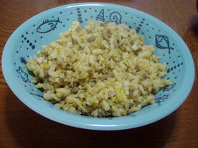 パラッとおいしい肉味噌のチャーハン