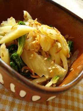 セロリの炒め物 懐かしい味~♪