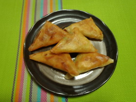 カリッ・ほくほく!カレー味揚げ餃子サモサ