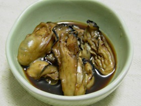 牡蠣の生姜煮の画像