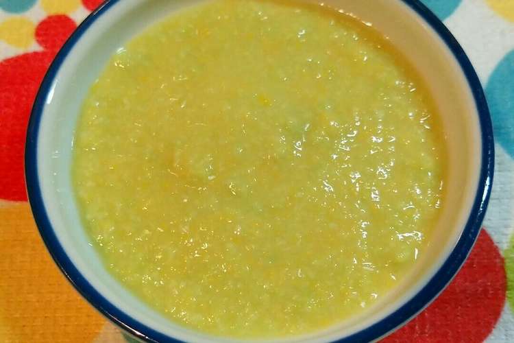 離乳食 初期 中期 コーン枝豆ポタージュ レシピ 作り方 By ポリタン24 クックパッド 簡単おいしいみんなのレシピが360万品