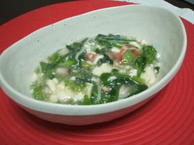 くずし豆腐の野菜あんかけ