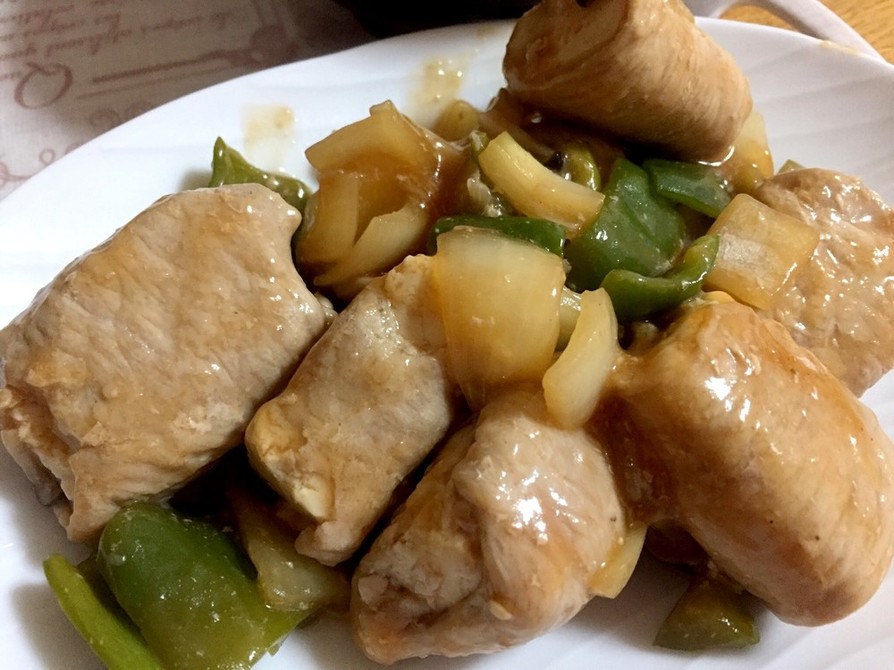 肉巻き豆腐のヘルシー酢豚♡の画像