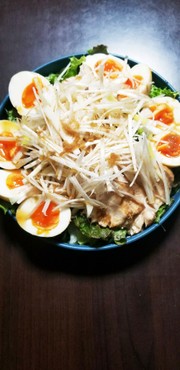 糖質制限。やわらか鳥むね肉のチャーシューの写真