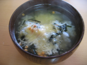 とろ~り♪チーズ茶漬け