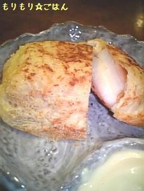 油揚げで☆揚げないはんぺんフライ