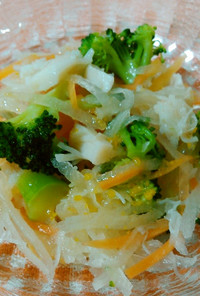 柚子ドレ☆ヤーコンとブロッコリーのサラダ