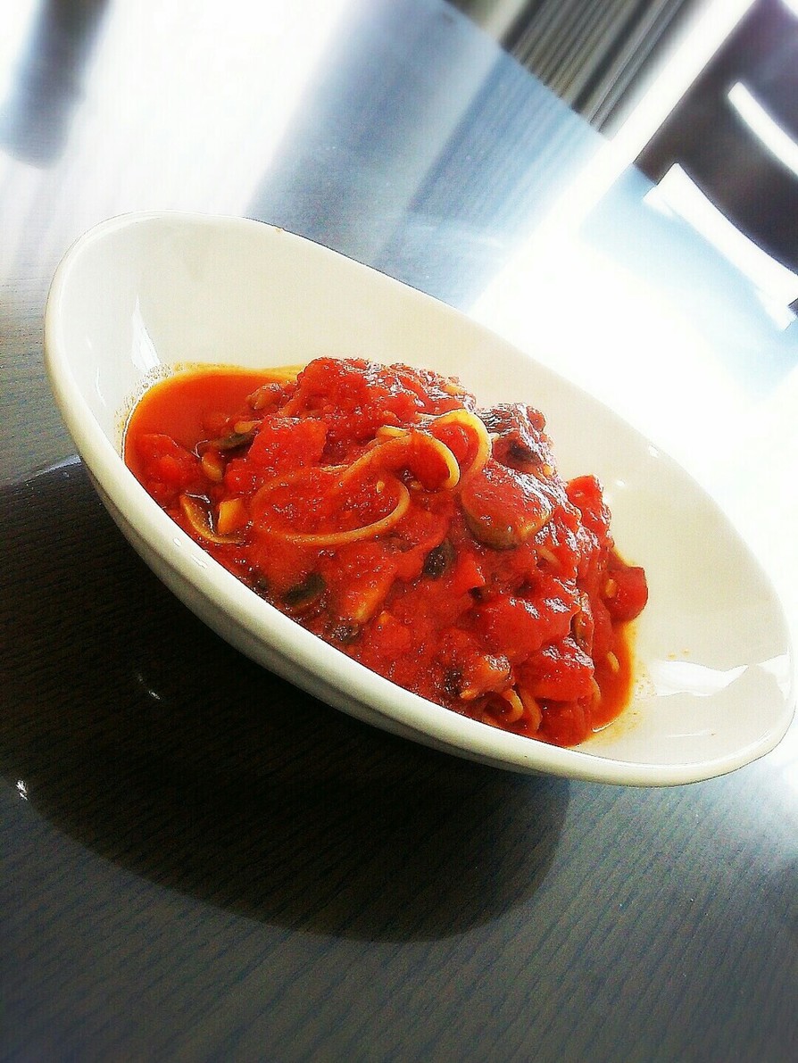 トマトパスタの画像