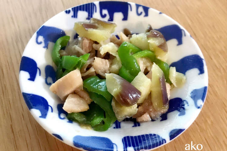 取り分け幼児食 鶏ナスピーマンの味噌炒め レシピ 作り方 By あこnuts クックパッド