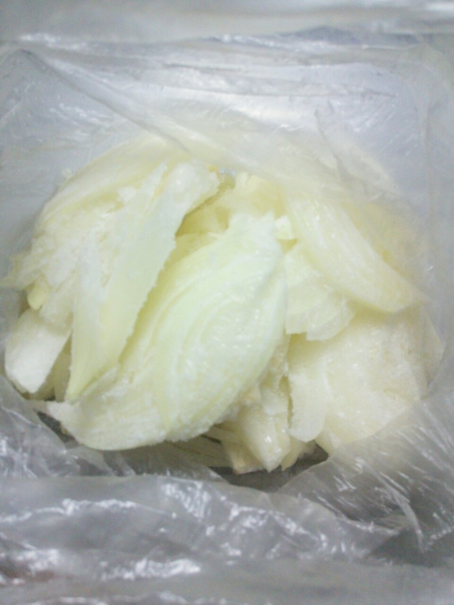セルフ冷凍☆玉葱の薄切り！の画像