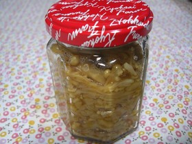 だしの素は最後やで♪簡単手作り❤なめたけ