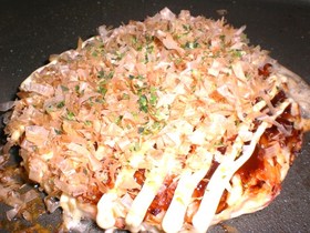 大和芋入りお好み焼き