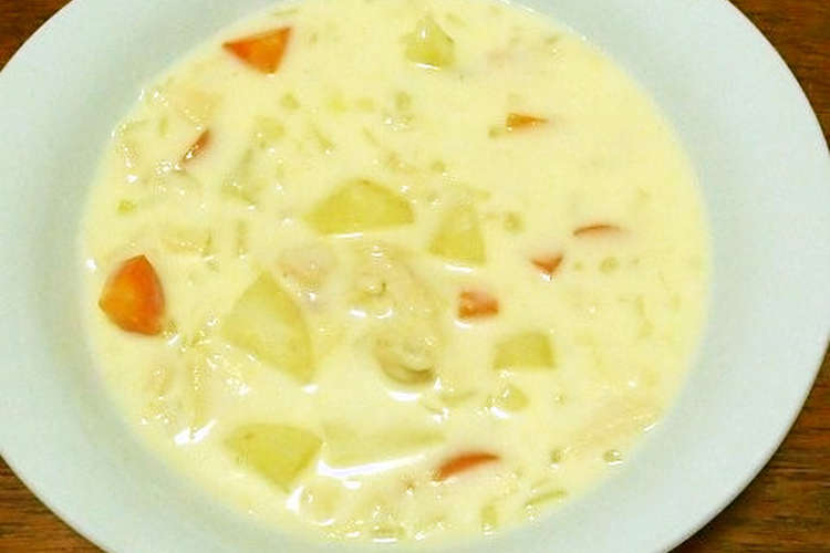 コストコの鶏胸水煮缶でクリームシチュー レシピ 作り方 By ホセの料理日記 クックパッド 簡単おいしいみんなのレシピが360万品