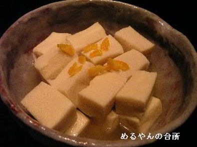 シンプル高野豆腐の写真