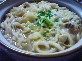 とろーりチーズカレーうどん♪
