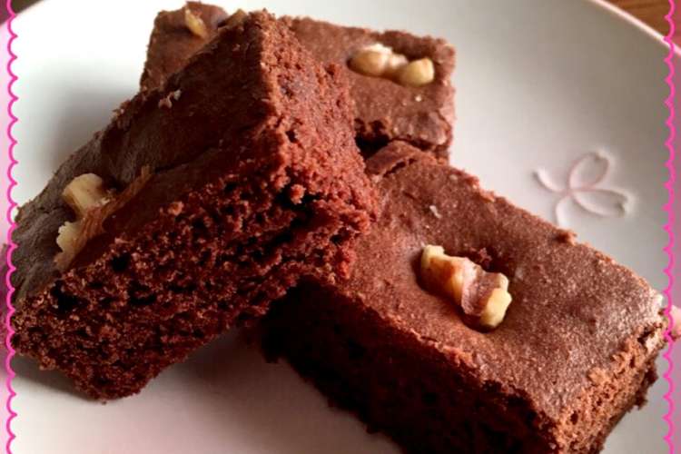 ホロホロな口溶けのチョコブラウニー レシピ 作り方 By さなださんち クックパッド 簡単おいしいみんなのレシピが356万品
