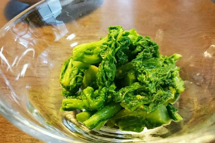 白だしで 菜の花のからし和え レシピ 作り方 By わくわくtomoko クックパッド 簡単おいしいみんなのレシピが373万品