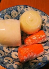 レンジで簡単離乳食(中期～)♡蒸し野菜﻿