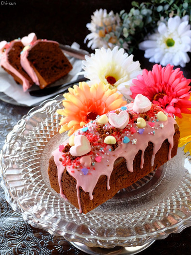 HM使用♡ベリーなチョコレートケーキ！の写真