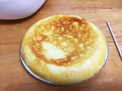 炊飯器で焼くチーズケーキの写真
