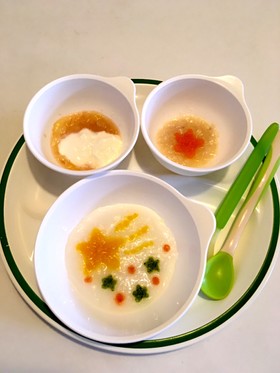 ☆離乳食初期〜中期☆ 七夕プレート