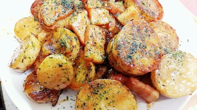 旨❤長芋と厚切りベーコンのトンテキ風❤の写真