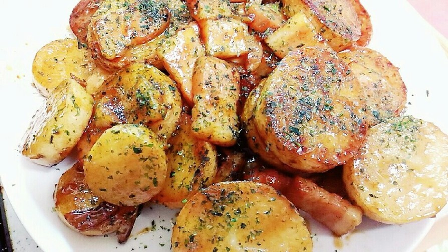 旨❤長芋と厚切りベーコンのトンテキ風❤の画像