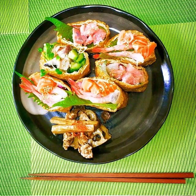 インスタ映え 簡単いなり寿司 レシピ 作り方 By Non クックパッド 簡単おいしいみんなのレシピが358万品
