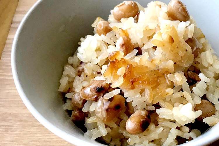 煎り大豆ごはん レシピ 作り方 By ごはんにしよ クックパッド 簡単おいしいみんなのレシピが355万品
