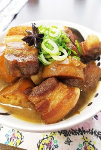 大根・人参・豚ブロック肉の煮込み中華味