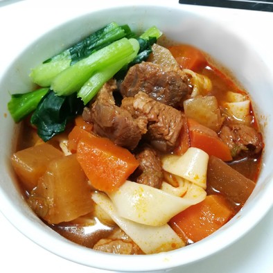 台湾の味！紅焼牛肉麺/紅燒牛肉麵の写真