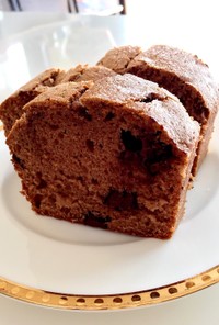 バレンタイン♡簡単チョコパウンドケーキ