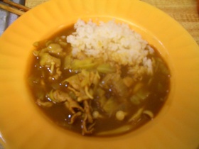 おいし~簡単キャベツカレー
