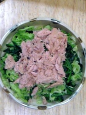 野菜食べよう!ツナポン酢で