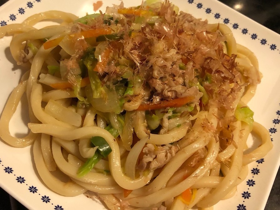 3倍めんつゆで★焼きうどんの画像