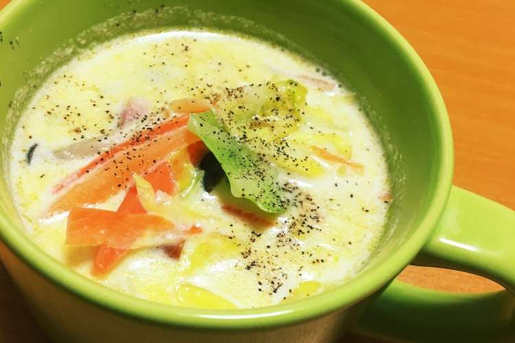お好きな野菜で 豆乳スープ レシピ 作り方 By Kokko37 クックパッド 簡単おいしいみんなのレシピが352万品