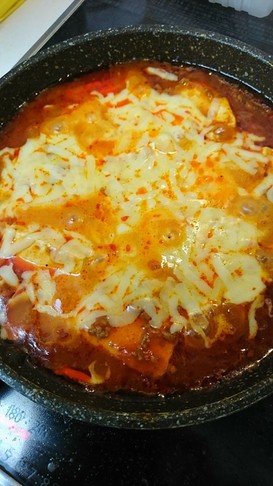 フライパンで簡単豆腐グラタン