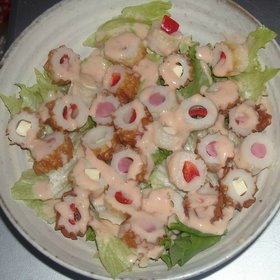 レタス&ちくわのサラダ