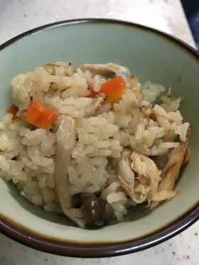 簡単!ほっけときのこの炊き込みご飯