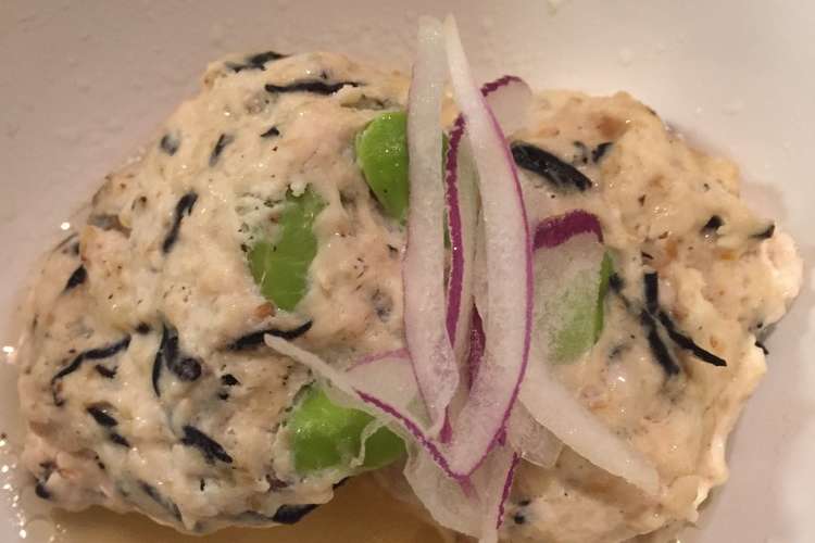 枝豆ひじきの塩鶏つくね おばんざい レシピ 作り方 By ゆうこりん クック クックパッド