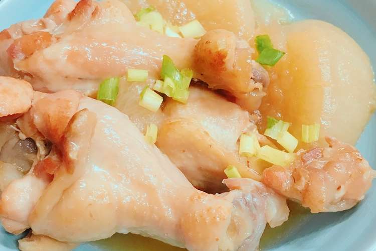 圧力鍋でトロける大根と鶏手羽元の煮物 レシピ 作り方 By かっちゃん杉 クックパッド