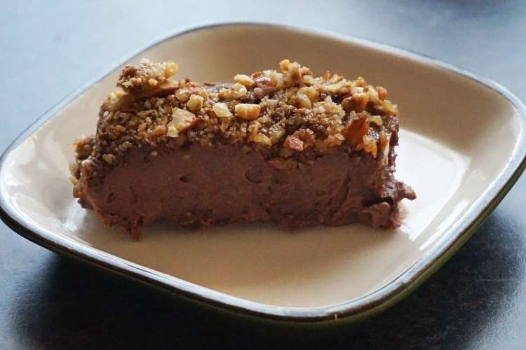 キャラメルナッツのザクザク生チョコケーキ レシピ 作り方 By クックナツ児 クックパッド 簡単おいしいみんなのレシピが350万品