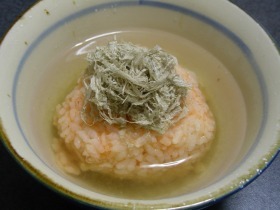 焼きおにぎり茶漬け めんたい昆布ver.