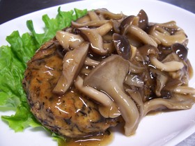 たくさん食べよッ♪ヘルシー豆腐ハンバーグ