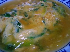 男の料理!ニラ玉あんかけ
