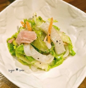 これで消費!白菜と大根のヨーグルトサラダ