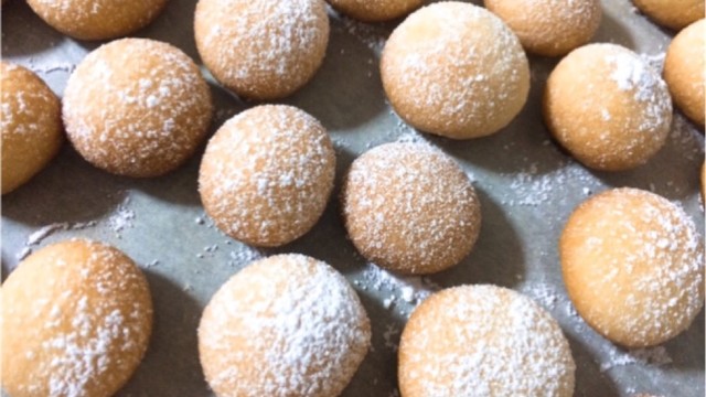 Apなし サクサクスノーボールクッキー レシピ 作り方 By はるんみ クックパッド