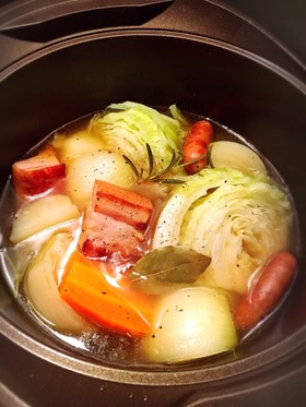 【キャンプ飯】冬キャンに!焚き火でポトフ